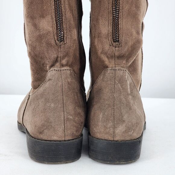 Style & Co Hayley Faux Suede Wide Calf Over The Knee Boots Size 7 - Picture 9 of 11